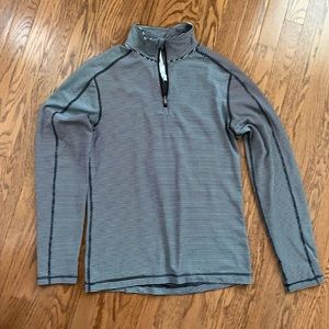Lululemon great condition black and white stripes